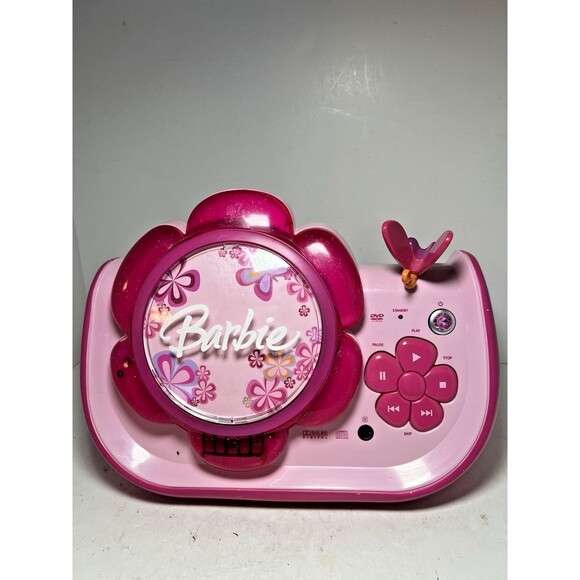 Barbie DVD Player 2007 Blossom No remote Works Tested BAR330 Mattel Vintage - Picture 2 of 10